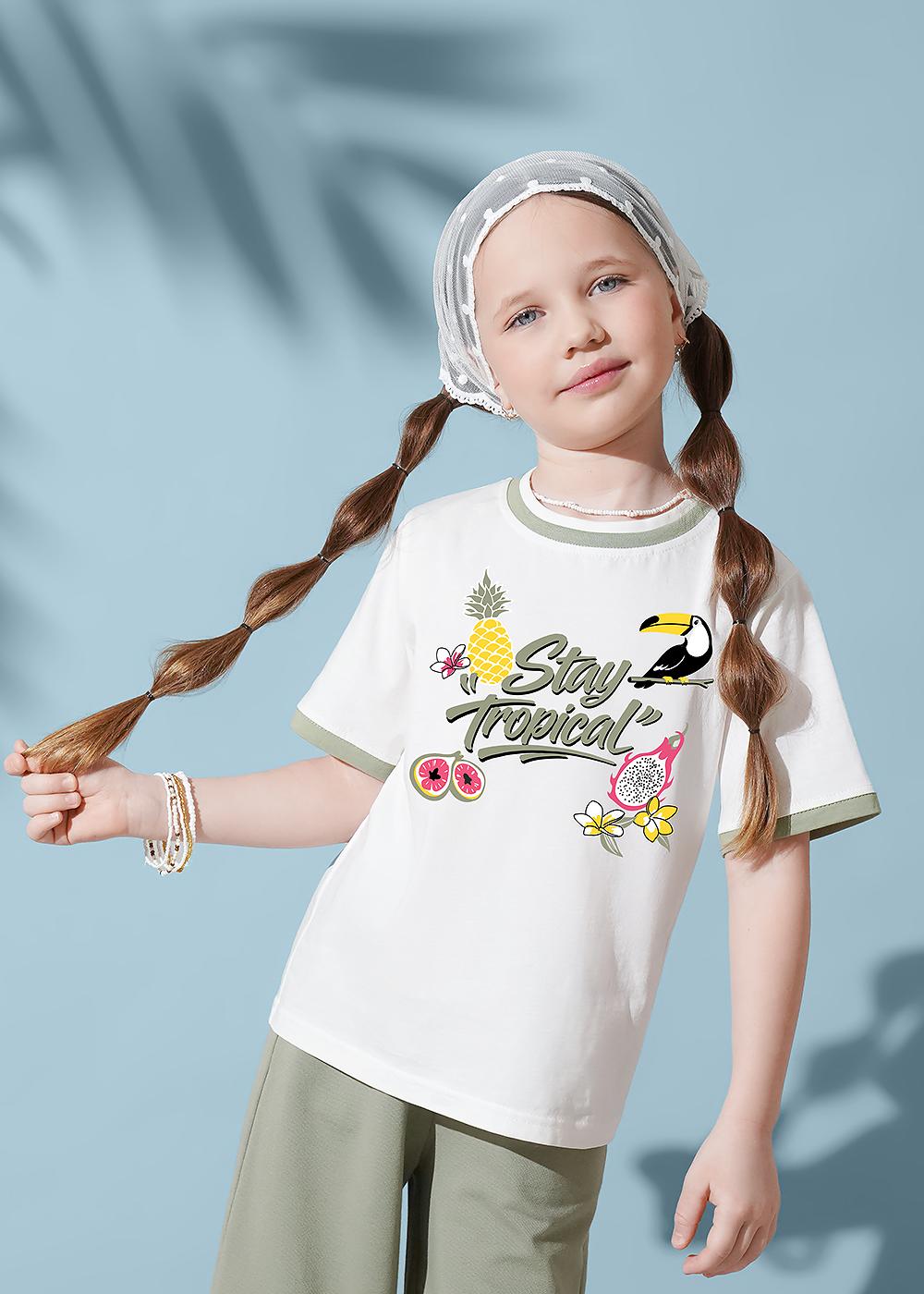 CLE 867435/17кд_п Футболка детская для девочки