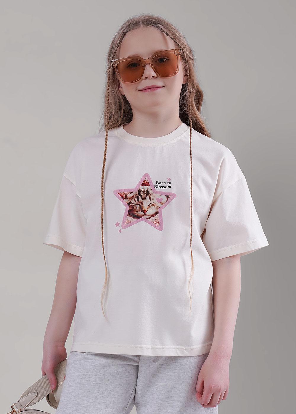 CLE 866885/13кд_п Футболка детская для девочки