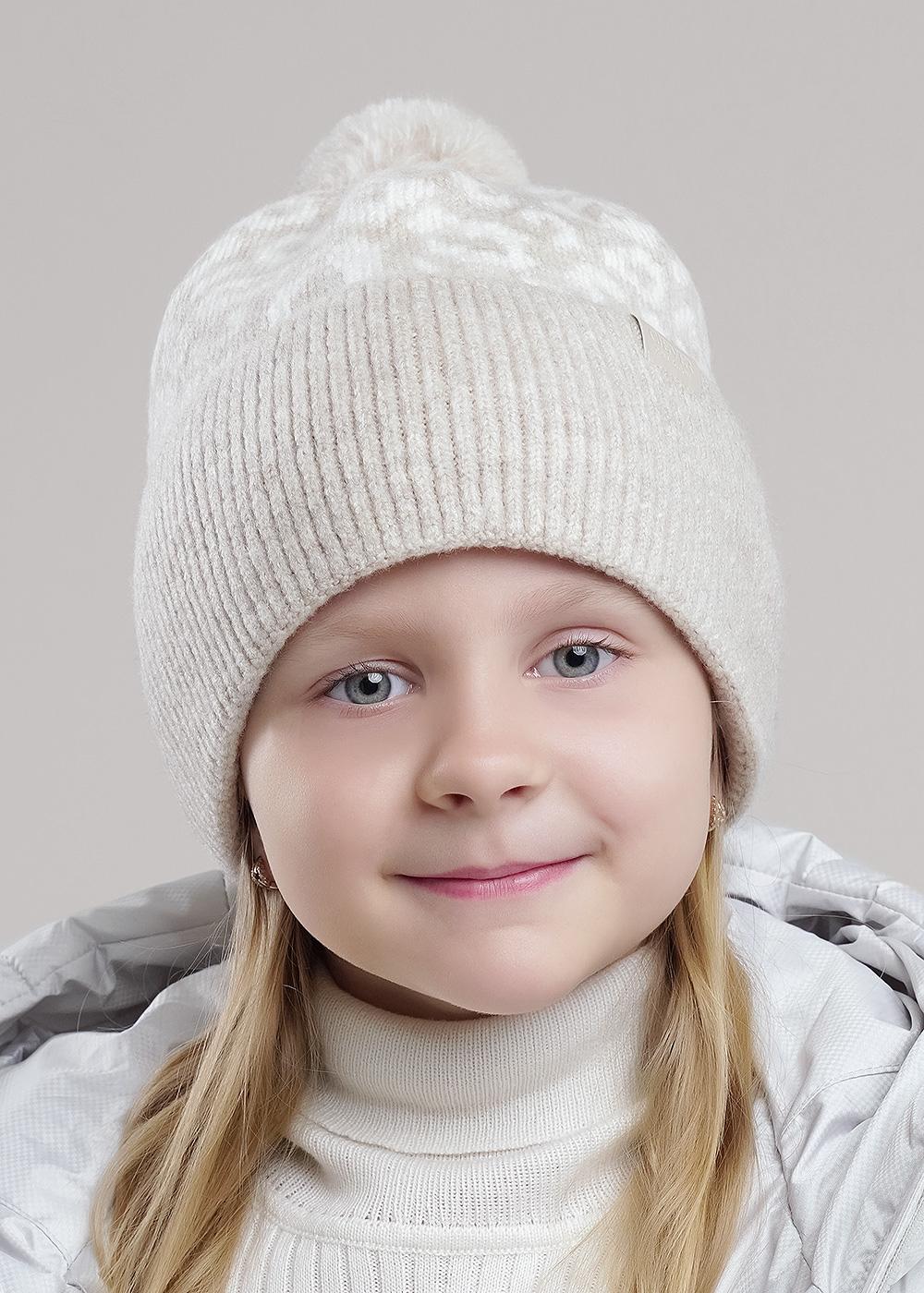 CLE 454543ап флис Шапка детская для девочки