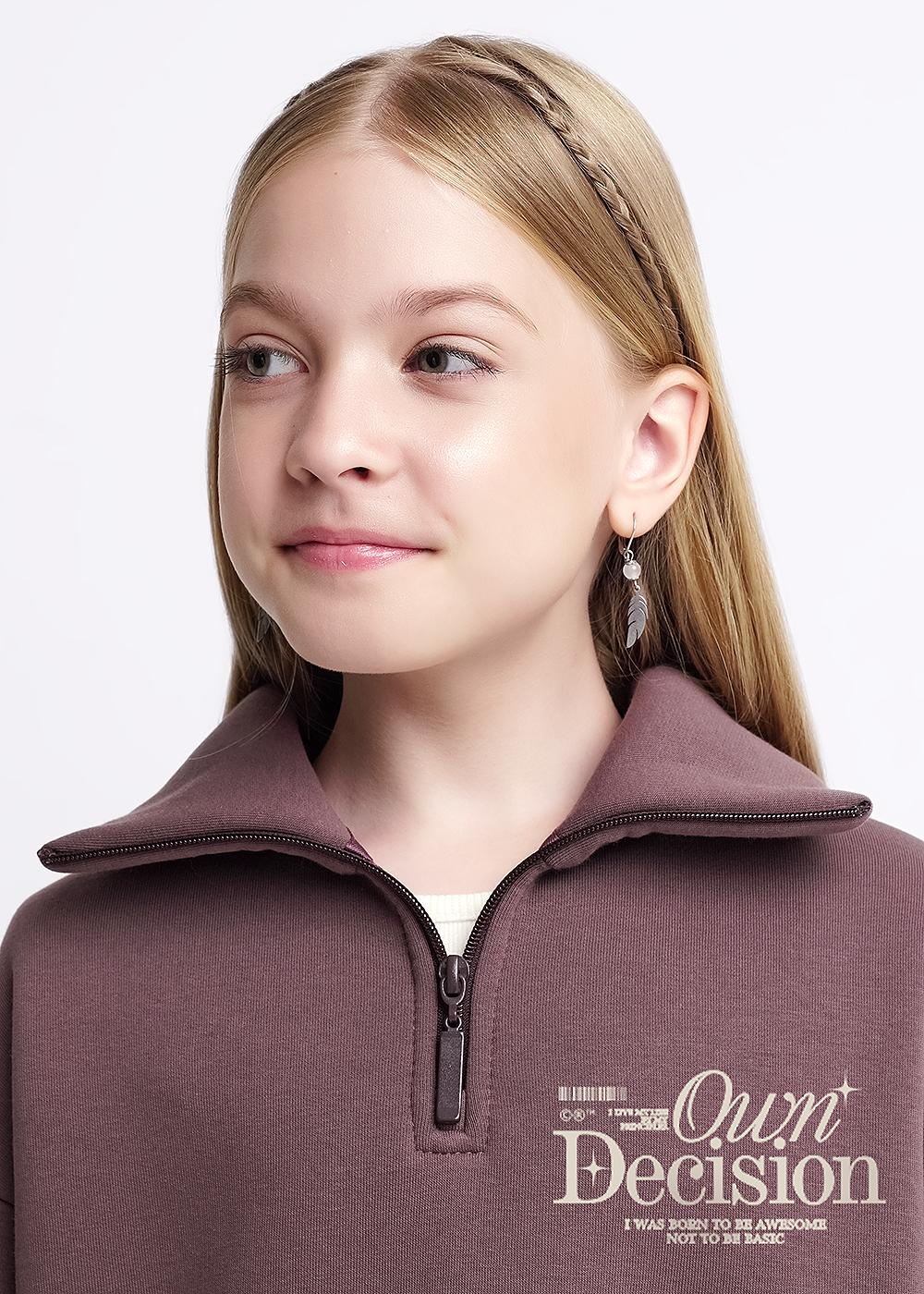 CLE 757212/21фф_п Толстовка детская для девочки