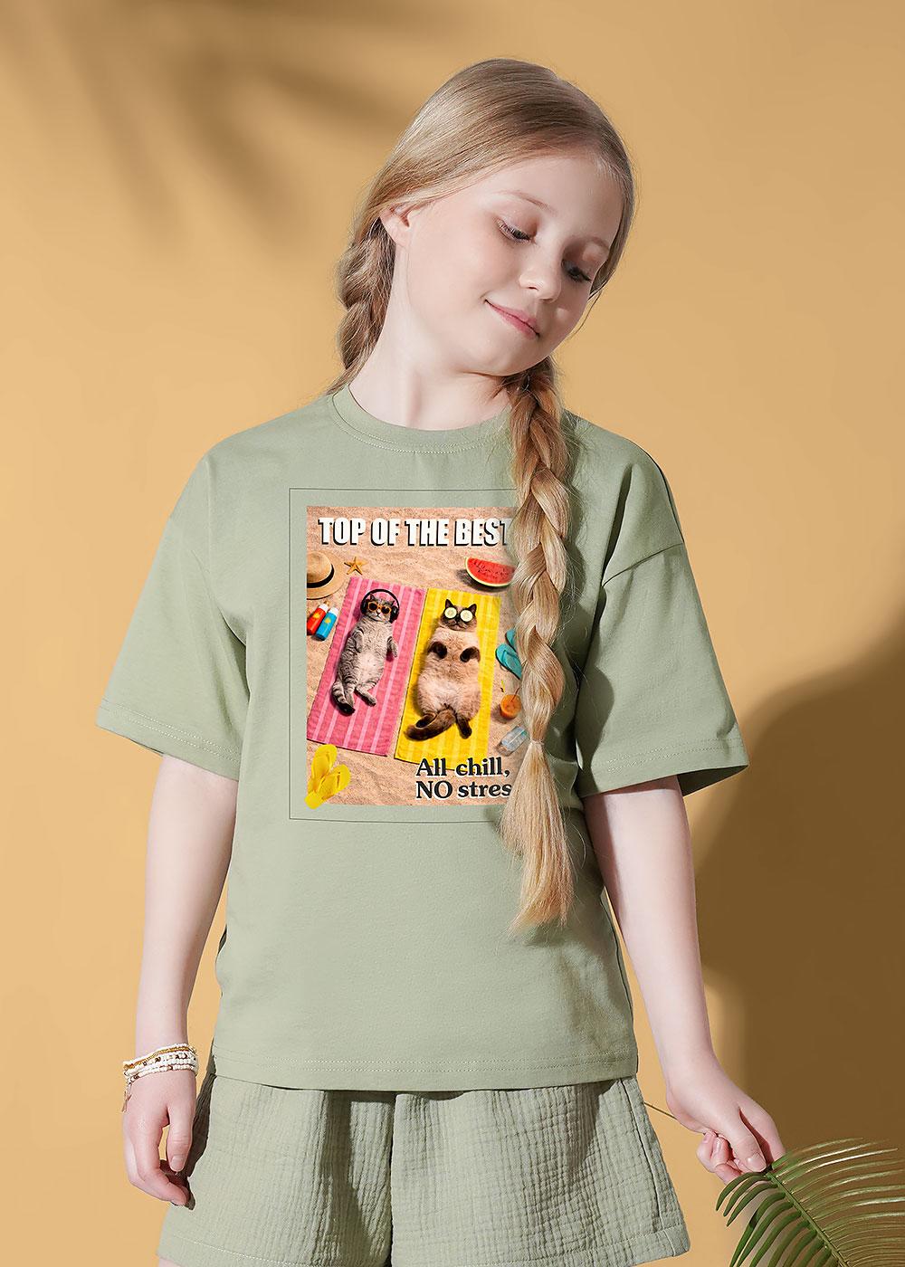 CLE 867439/17кд_п Футболка детская для девочки