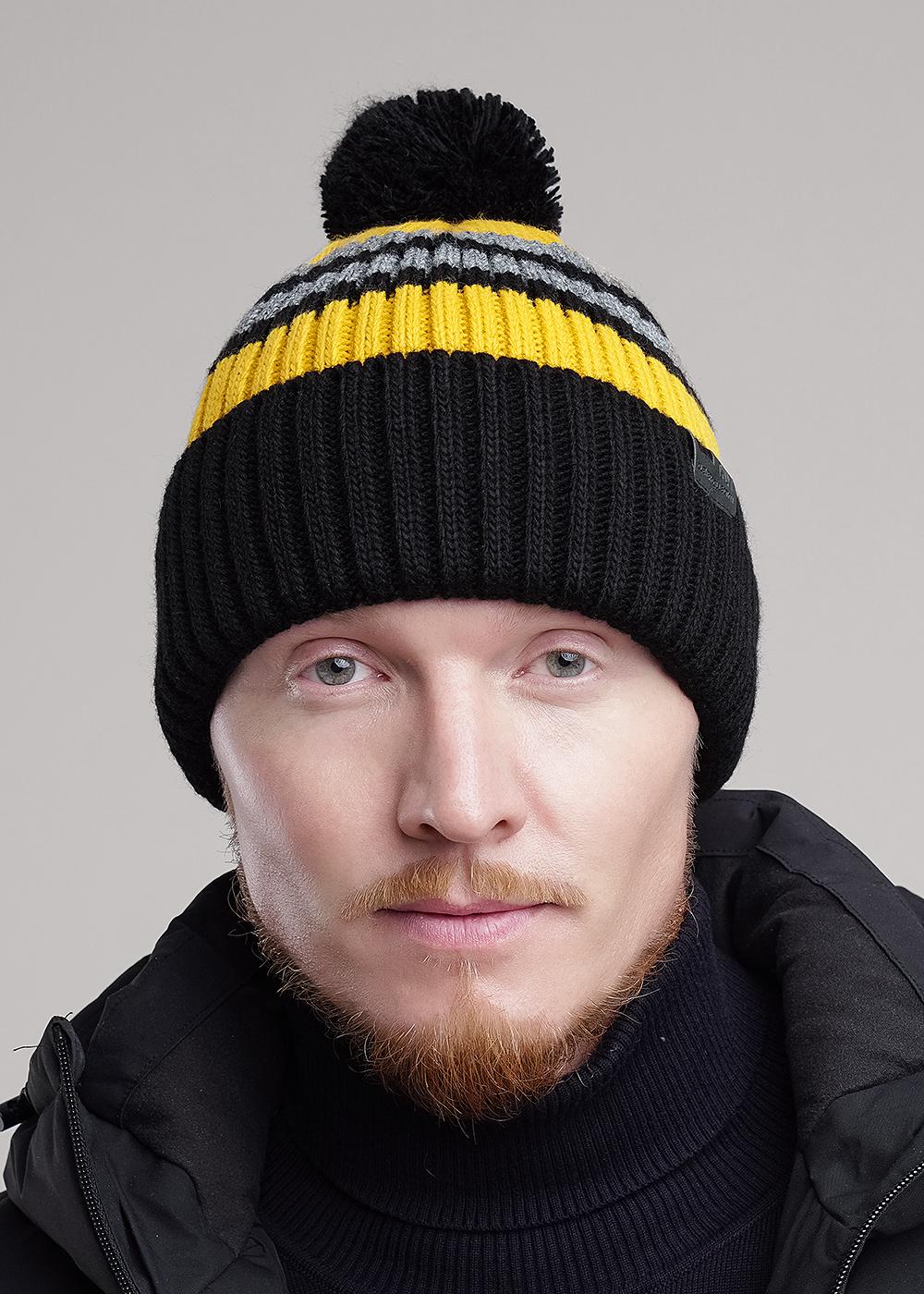 чёрный/горчичный