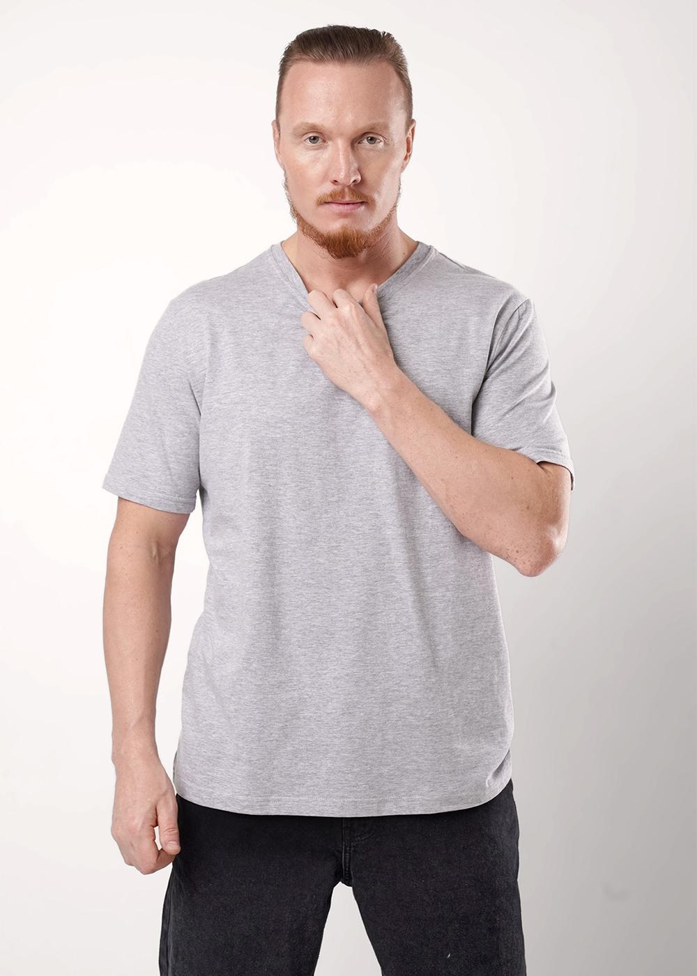 меланж серый