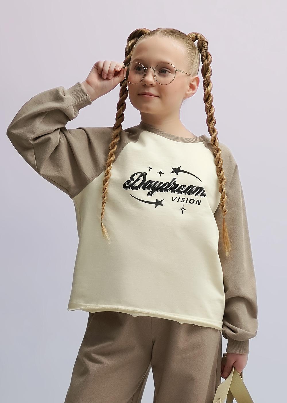 CLE 867402/15ан_п Свитшот для девочки