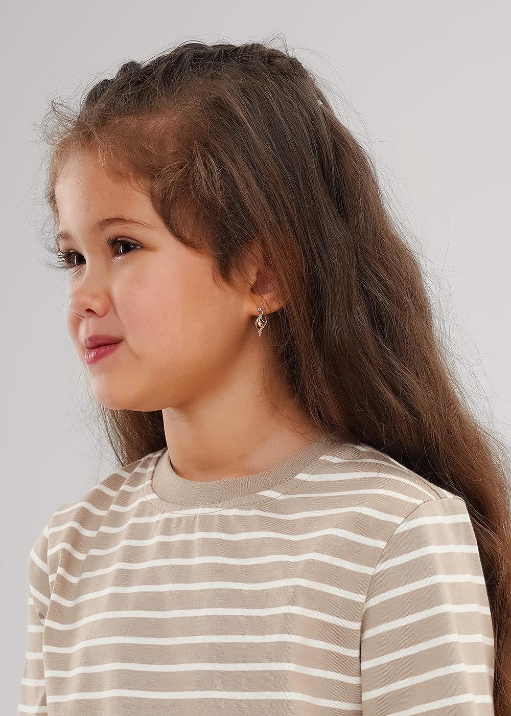 CLE 867281кдн Лонгслив для девочки