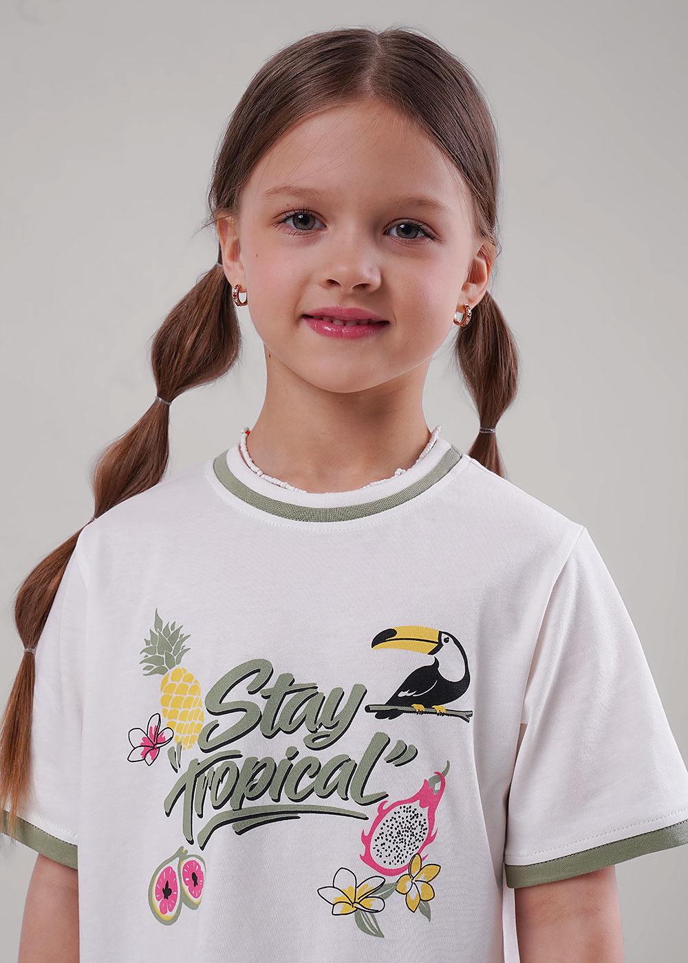 CLE 867435/17кд_п Футболка детская для девочки