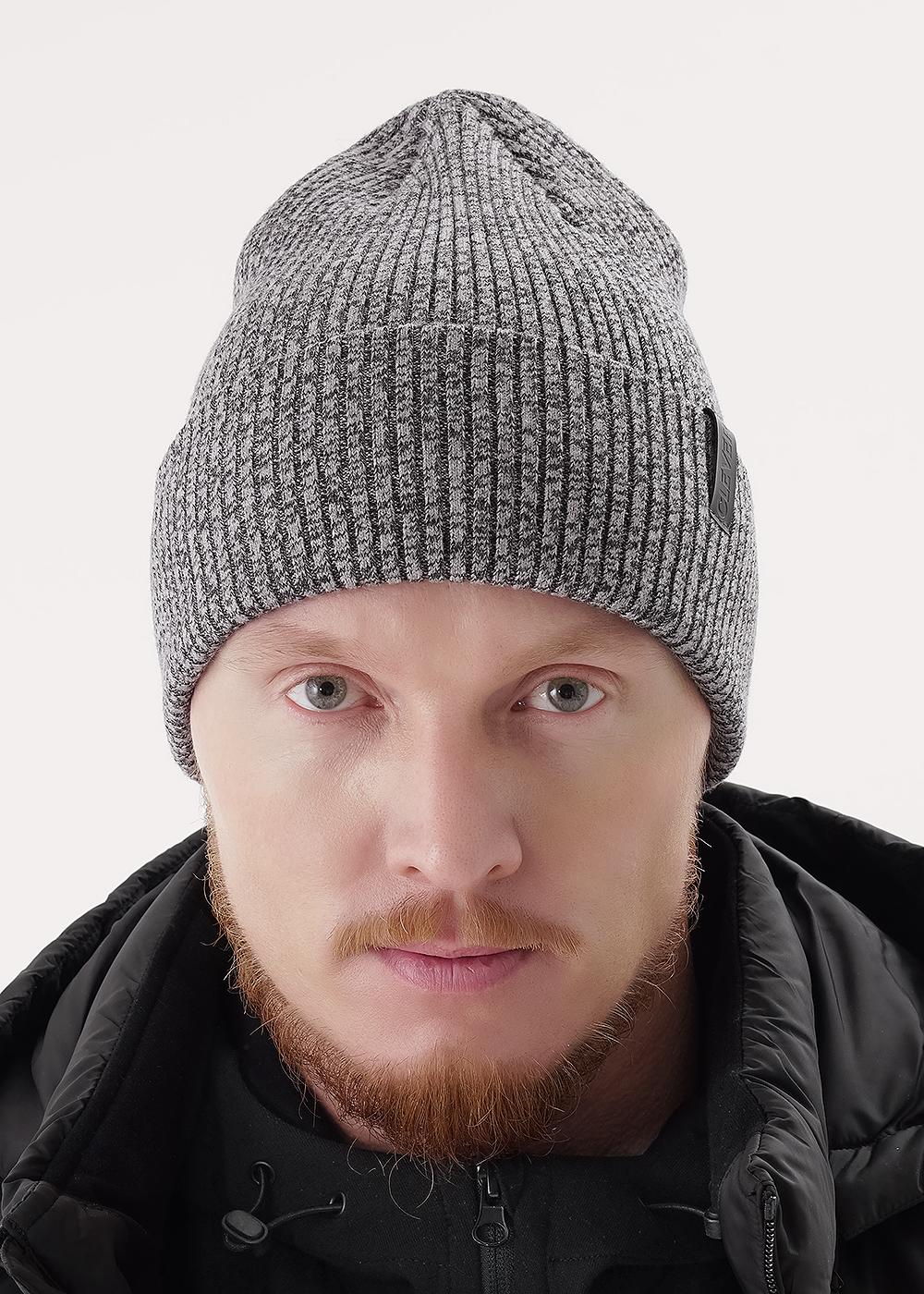 меланж серый/чёрный