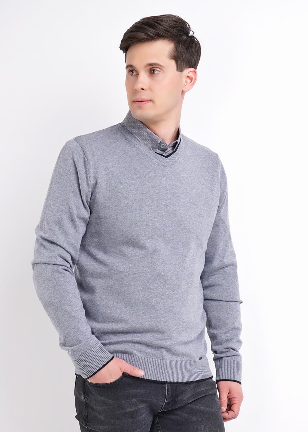 меланж серый