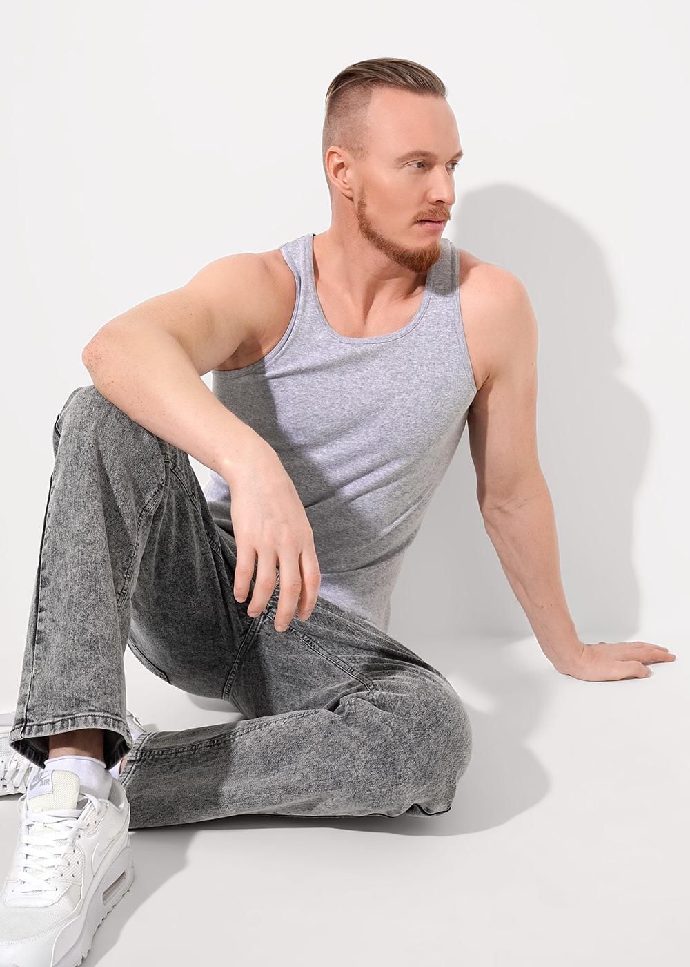 CLE MV602148рт меланж Майка мужская