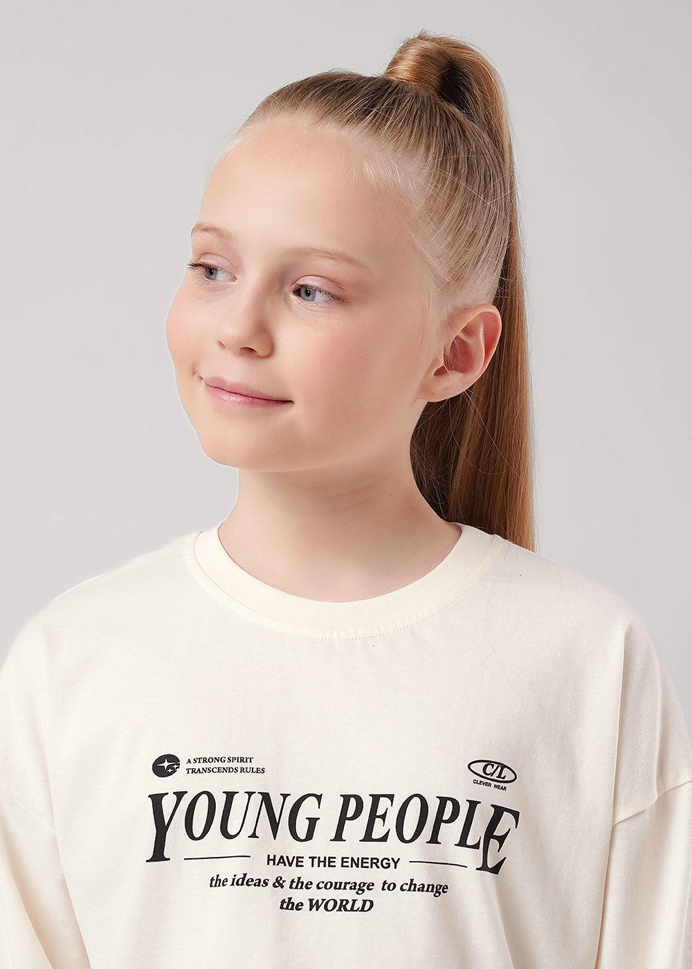 CLE 867357/13кд_п Лонгслив для девочки