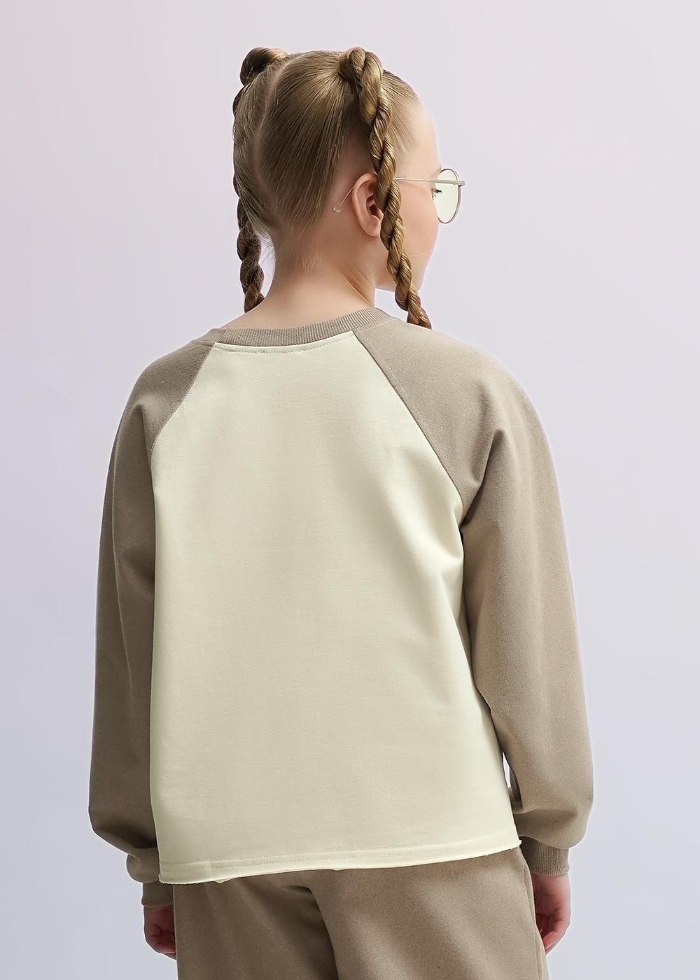 CLE 867402/15ан_п Свитшот для девочки