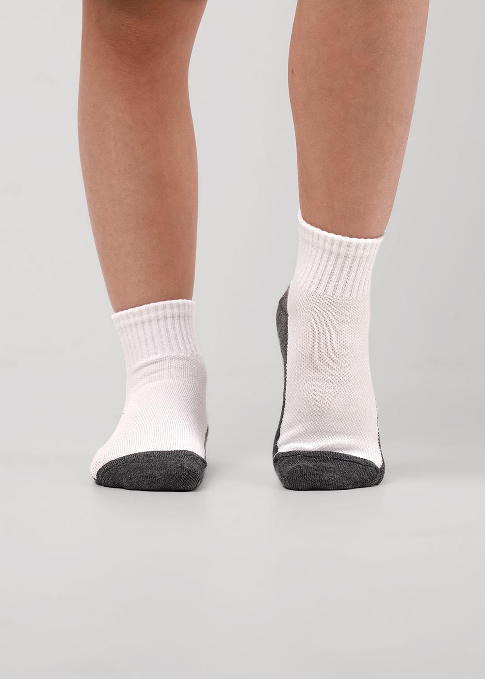 белый/меланж т.серый