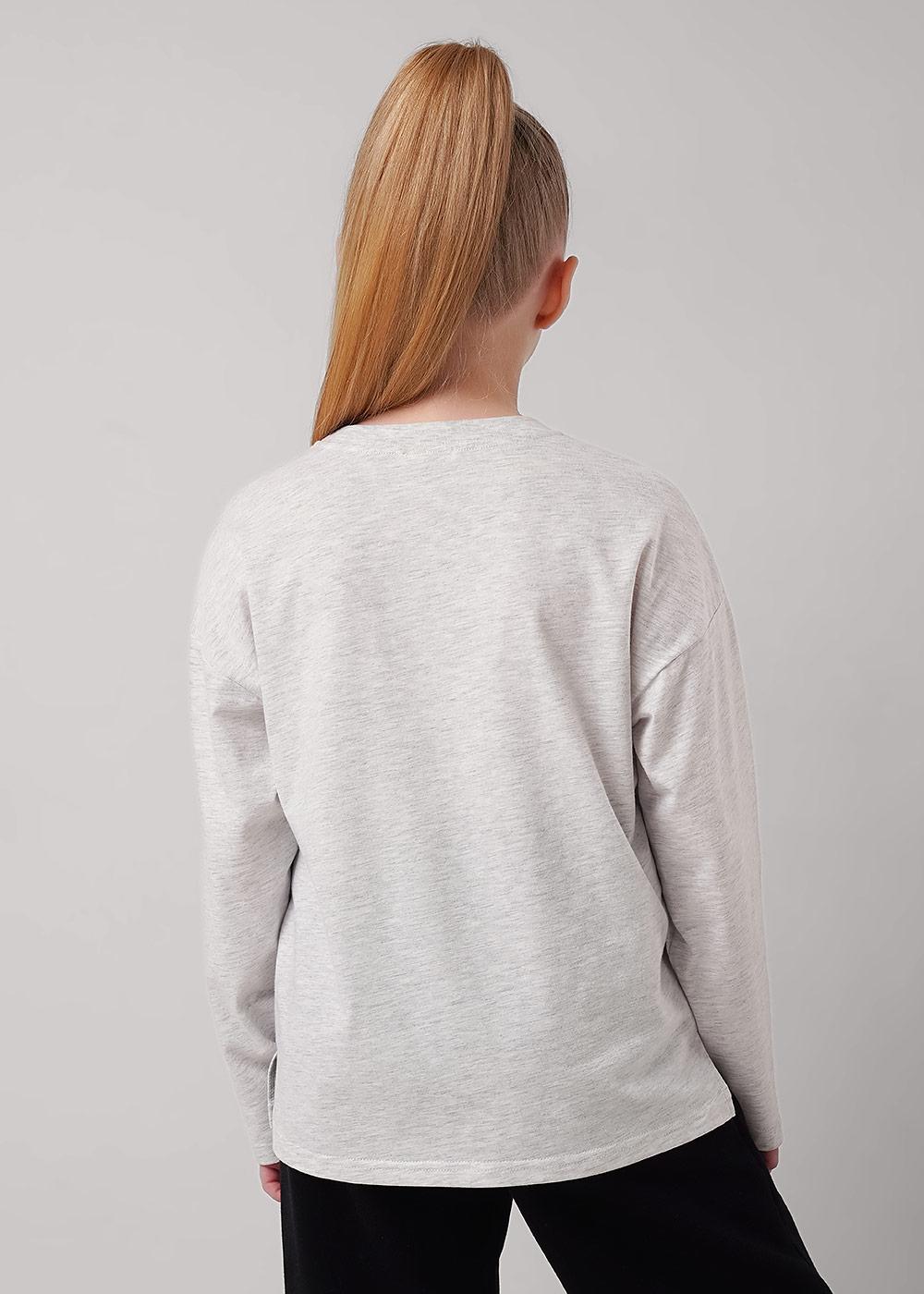 CLE 867357/13кдп_п Лонгслив для девочки