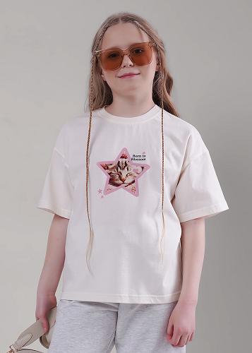 CLE 866885/13кд_п Футболка детская для девочки