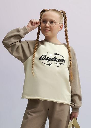 CLE 867402/15ан_п Свитшот для девочки