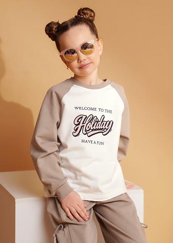 CLE 867401/15ан_п Свитшот для девочки