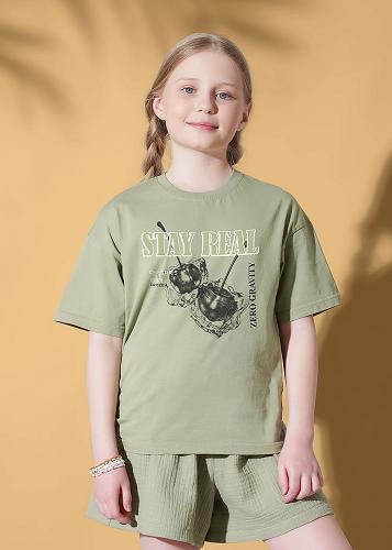 CLE 867438/17кд_п Футболка детская для девочки