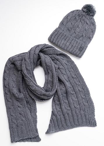 CLE 60718ша Комплект шапка + шарф